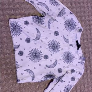 sun and moon cropped long sleeve from forever 21